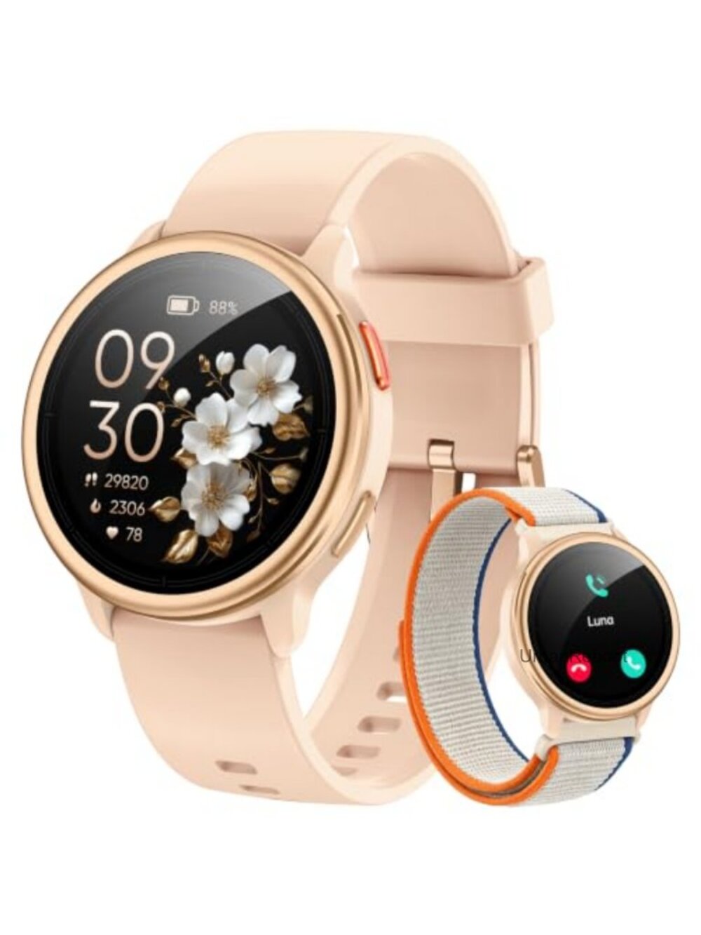 Smartwatch for Women 1.27" HD Touchscreen Fitness Tracker with Calls IP68